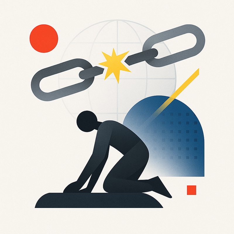 Illustration of resilient network connectivity for organizations